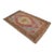 Vintage Small Oushak Floral Carpet For Sale