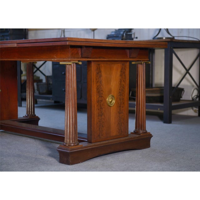 Art Deco Table with Wood Column, 1920s For Sale - Image 6 of 15