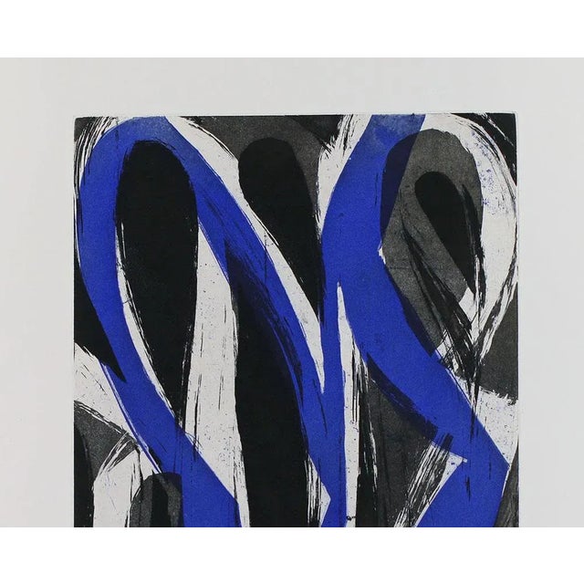 Abstract Contemporary Abstract Aquatinte on Paper Print "17m7g-2017" by Alain Clément For Sale - Image 3 of 3