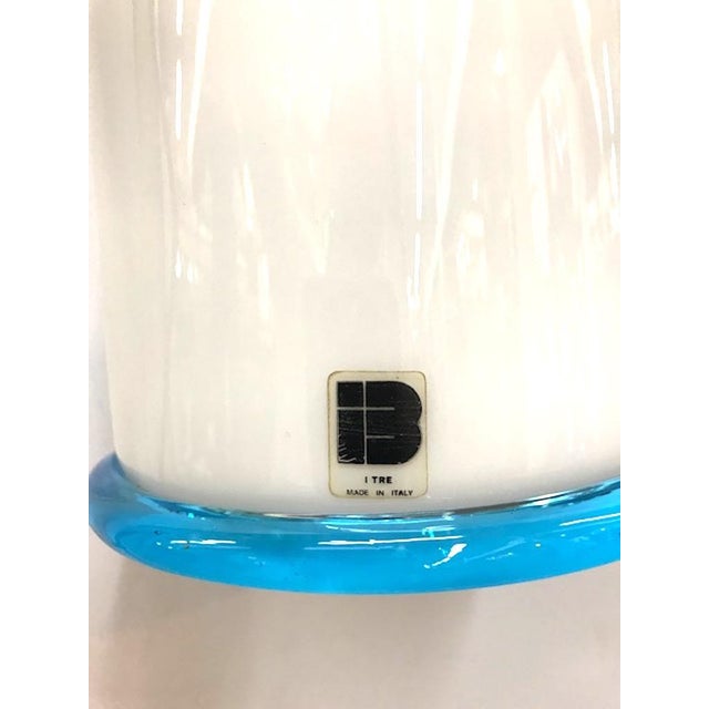 Set of 3 Murano Glass Pendant Lights by Italian Lighting Company I3 For Sale - Image 10 of 11