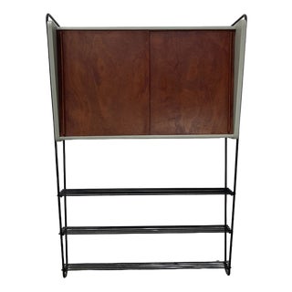 Shelf in Metal and Wood, 1970s For Sale