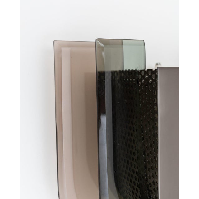 Mirrored Glass Wall Lamp, Italy, 1970s For Sale - Image 5 of 11