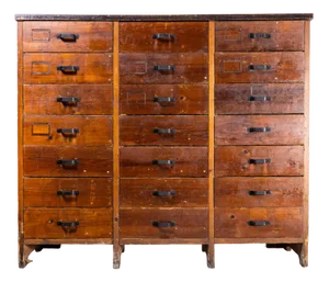 French Workshop Chest of Drawers, 1950s