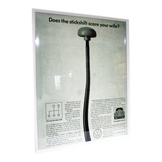 Large Volkswagen Corporate Mylar Beetle Advertisement For Sale