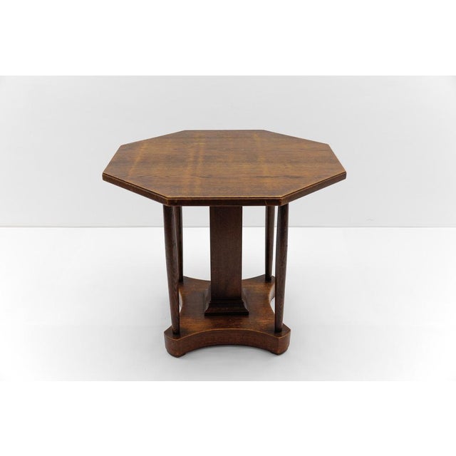 Art Deco Wooden Table, Germany, 1940s For Sale - Image 6 of 13
