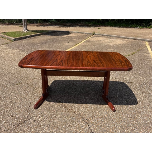 1960s Danish Rosewood Dining Table For Sale - Image 6 of 7