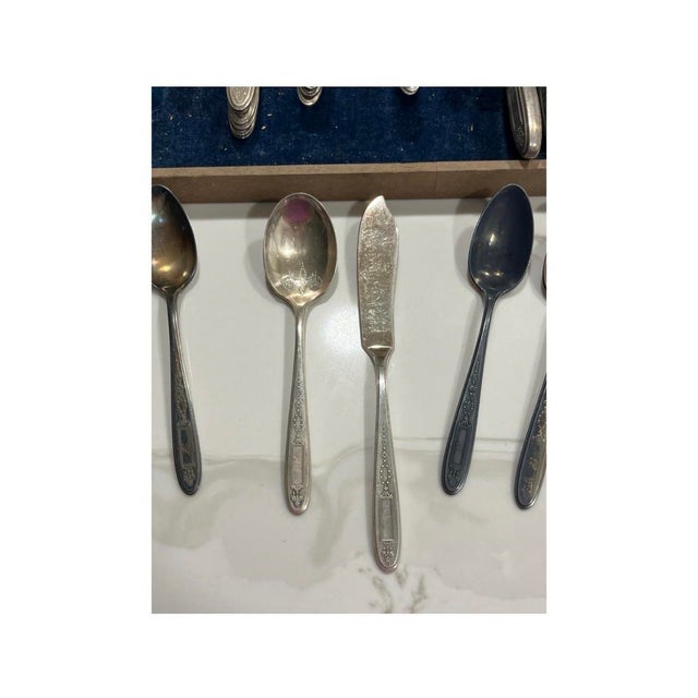 Community Vintage Community Plate Silverplate Flatware Set, 46 Pieces With Original Box For Sale - Image 4 of 12