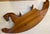 1980s 47” Vintage Handcrafted Rocking Horse Solid Cherry Wood,with Leather Bridle and Ears, Carved Mane For Sale - Image 5 of 10