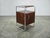 Bauhaus Tubular Chrome and Oak Nightstand, Former Czechoslovakia, 1940s For Sale - Image 12 of 14