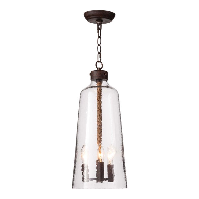 Regina Andrew Wythe Glass Pendant For Sale