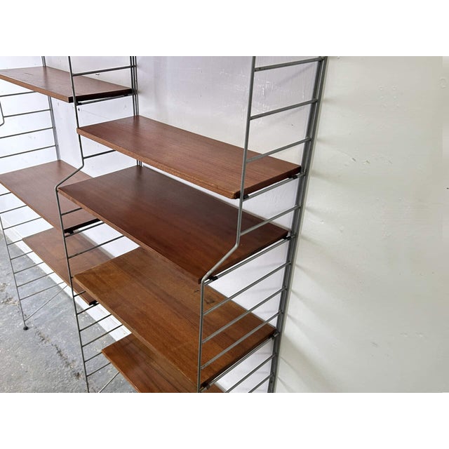 Metal 1960s Mid-Century Shelving System by Brianco For Sale - Image 7 of 12