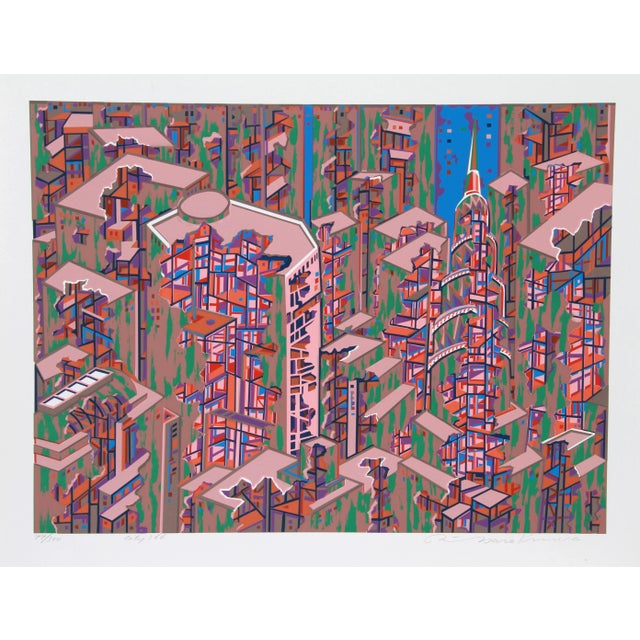 Risaburo Kimura, City 366, Serigraph For Sale