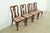 Baker Furniture Company Baker Furniture Style Queen Anne Solid Cherry Wood Dining Chairs, Set of Four For Sale - Image 4 of 12