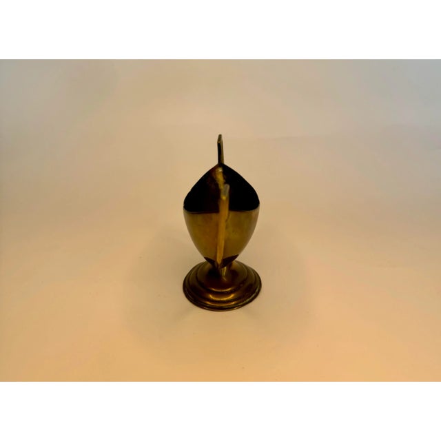 Mid 20th Century Classical Greek Style Small Solid Brass Urn For Sale - Image 5 of 11