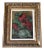 Vintage Original Still Life Painting With Poppies Signed 1950’s Vintage Frame For Sale