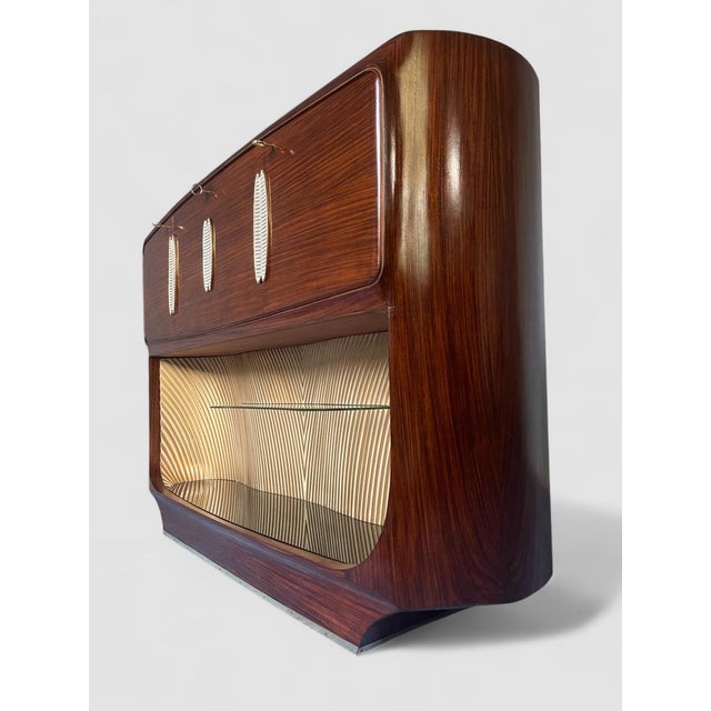 1950s Italian Mid-Century Modern Teak Sideboard by Vittorio Dassi, 1950s For Sale - Image 5 of 18