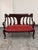 Victorian 19th Century Victorian Mahogany Settee For Sale - Image 3 of 12