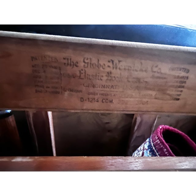 Wood Early 20th Century Globe Wernicke Bookcase 3 Section Barrister Stacking Lawyer Bookcase For Sale - Image 7 of 8