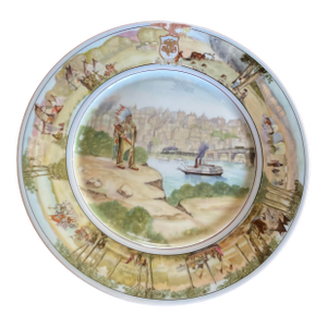 1912 Vintage Hotel Jefferson Souvenir Service Plate
