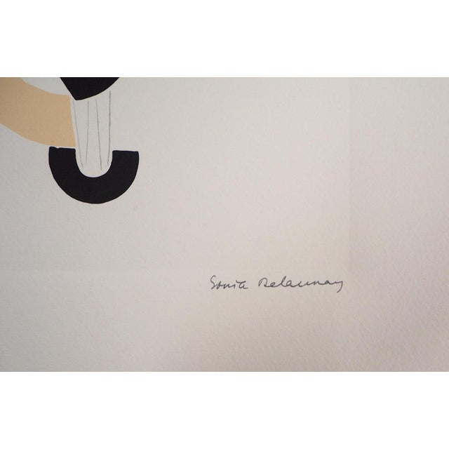 After Sonia Delaunay, Abstract Composition, 1994, Lithograph, Set of 4 For Sale - Image 7 of 18