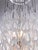 Imposing huge giogali chandelier with numerous interlaced clear-white murano glasses on a chrome frame. The elegant murano...