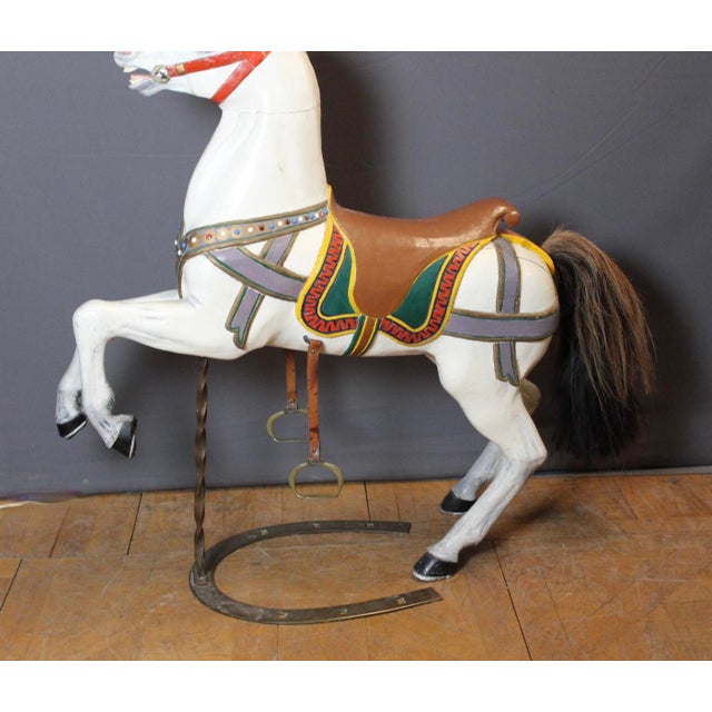 German Artist, Carving Carousel Horse, 1900, Wood For Sale - Image 4 of 17