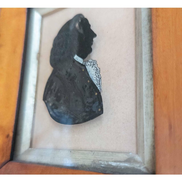 Black 18th Century English Reverse Painted Portrait Miniature of Dr. Samuel Johnson For Sale - Image 8 of 12