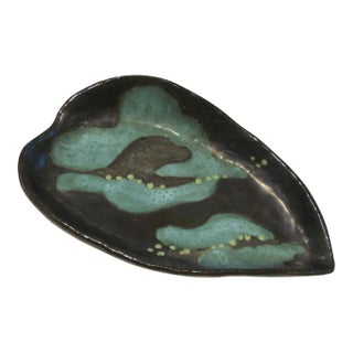 Marianna Von Allesch Large Biomorphic Center Bowl Leaf Shaped For Sale