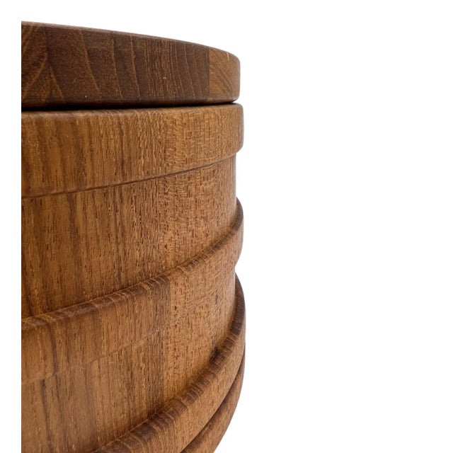 1960s Mid Century Dansk Teak Ice Bucket by Jens Quistgaard, Denmark For Sale - Image 5 of 8