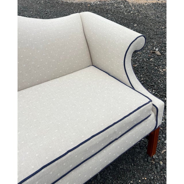 2000 - 2009 Ethan Allen Chippendale Camelback Sofa For Sale - Image 5 of 9