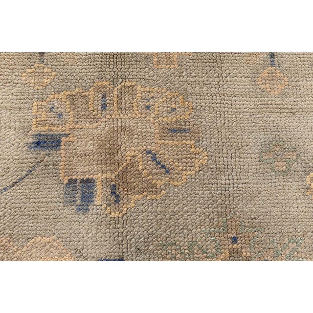 Turkish Antique Turkish Oushak Rug For Sale - Image 3 of 9