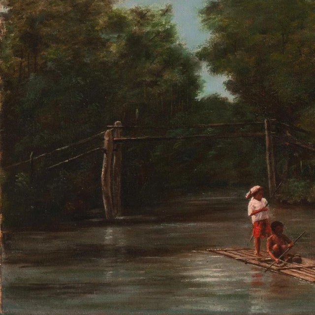 1910s 'On the Menam River, Bangkok, Siam' by Alexander Kerr, Early Australian Artist, Thailand, Siamese For Sale - Image 5 of 9