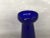 Cobalt Blue Glass Hyacinth Vase For Sale - Image 4 of 11