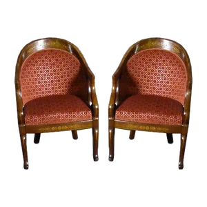 Antique Charles X Chairs, Set of 4