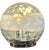 Vintage Murano Glass Ball Lamp with Blown and Bubbled Surface, 1970s For Sale