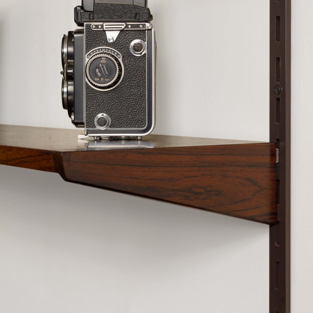Vintage Kai Kristiansen's Fm Reolsystem Shelving System in Rosewood 1960s For Sale - Image 10 of 10