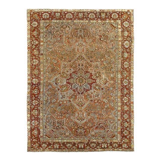 Pasargad DC Sami Antique Bakhtiari Hand-Knotted Rug For Sale