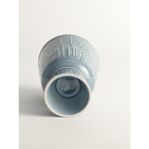 Blue Scandinavian Modern French Blue Vase by Gunnar Nylund for Rörstrand, 1950 For Sale - Image 8 of 13
