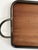 Metal Vintage Handmade Wood Serving Trays With Hand-Forged Metal Frames – Set of 2 For Sale - Image 7 of 13