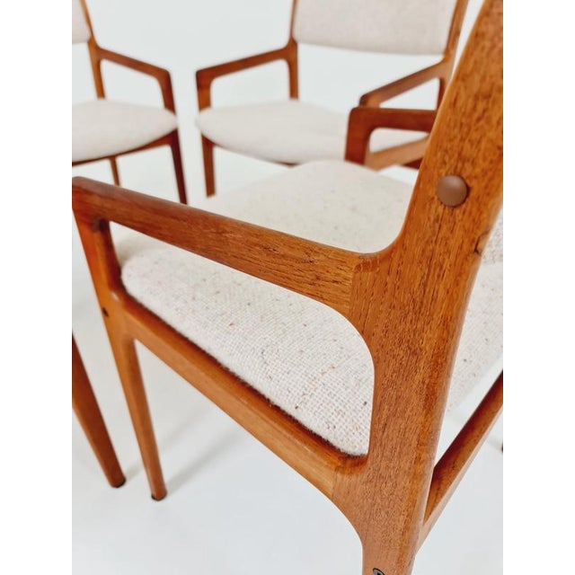 Danish Teak Dining Armchairs from VS Vamdrup Stolefabrik 1960s, Set of 4 For Sale - Image 16 of 18