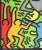 Pop Art 1989 Keith Haring 'Andy Mouse' Pop Art Black, Blue, Orange, Gray, Green Germany Serigraph For Sale - Image 3 of 5