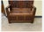 Wood Antique Neo-Gothic Chests Bench, 1880 For Sale - Image 7 of 8