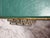 1960s Midcentury Modern Turquoise Decor Tray With Gold Handles For Sale - Image 5 of 7