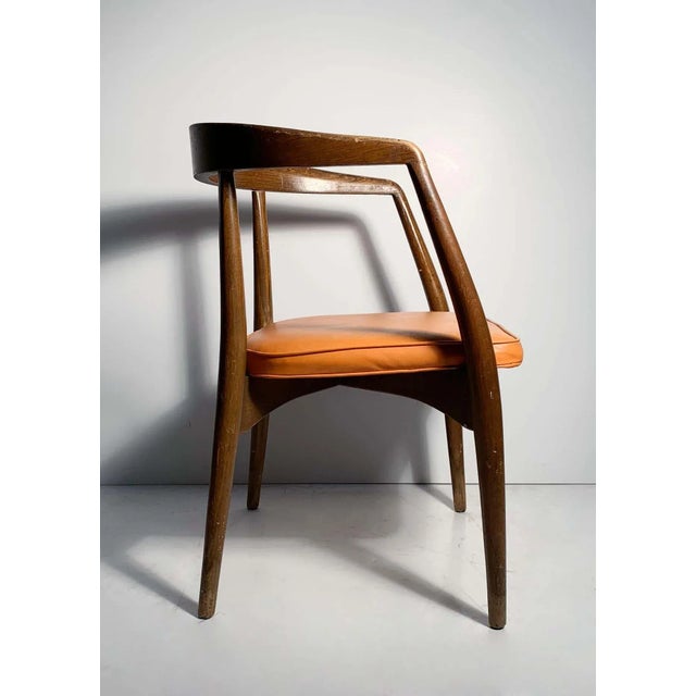 Wood Lawrence Peabody Arm Chairs - A Pair For Sale - Image 7 of 13