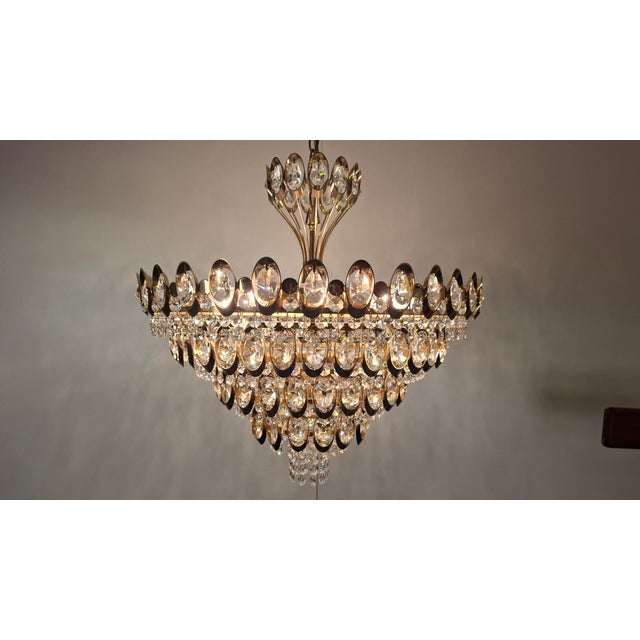 Chandelier attributed to Christoph Palme for Palwa, 1960s For Sale - Image 6 of 18