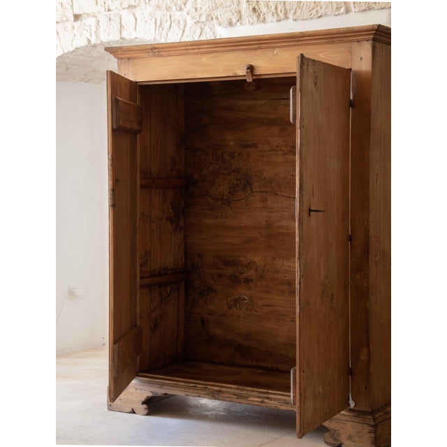 Light Brown Tuscan Cabinet in Poplar For Sale - Image 7 of 11