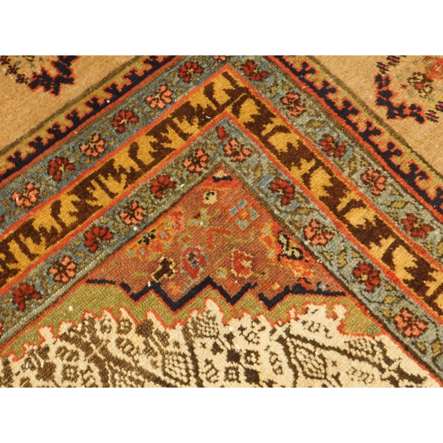 Hand Knotted Northwest Persian Camel Hair Sarab Gallery rug.4"9"x 11' For Sale - Image 11 of 18
