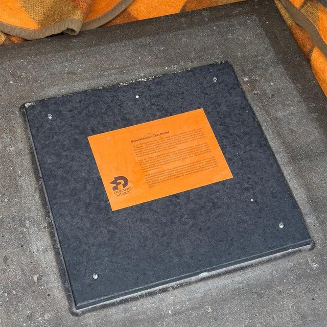 Stainless Steel and Stone Coffee Tables by Peter Draenert, 1970s, Set of 2 For Sale - Image 17 of 18