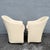 Vintage Postmodern Faux Leather Club Chairs on Caster by Thayer Coggin - A Pair For Sale In West Palm - Image 6 of 7