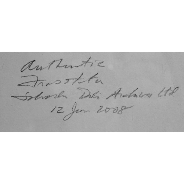 1970s 1970s Salvador Dali Tristan Et Iseult King Marc Hand Sig Dali Archives Certified Surreal Art For Sale - Image 5 of 5